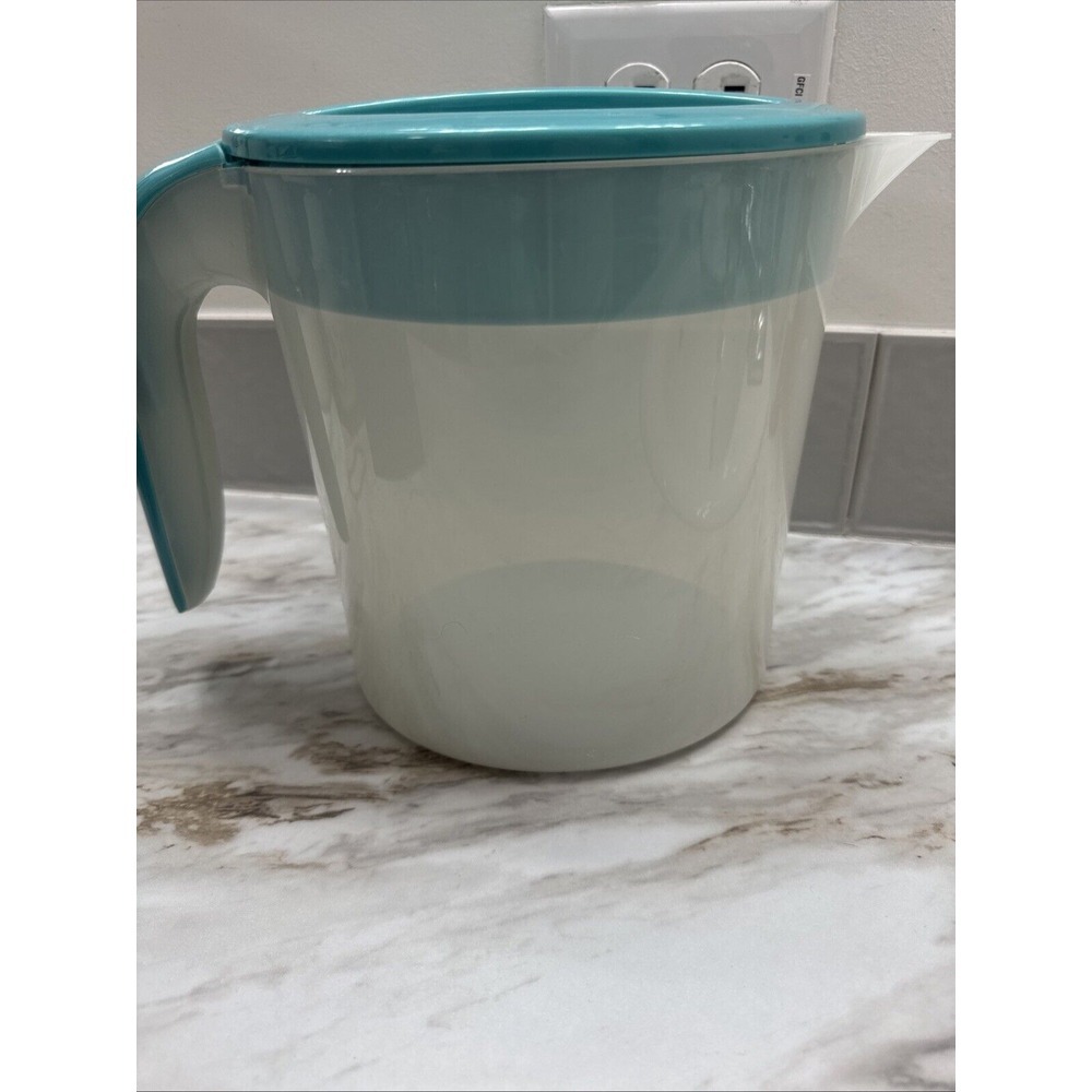 Mr Coffee Iced Tea 3 Quart TM70 Replacement Pitcher with Lid‎ TEAL Oval - Picture 3 of 6